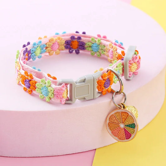 Pet Collar With Bell Cute, Comfortable and fun