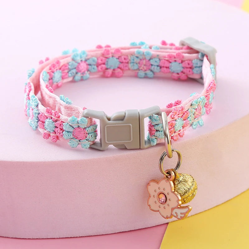 Pet Collar With Bell Cute, Comfortable and fun