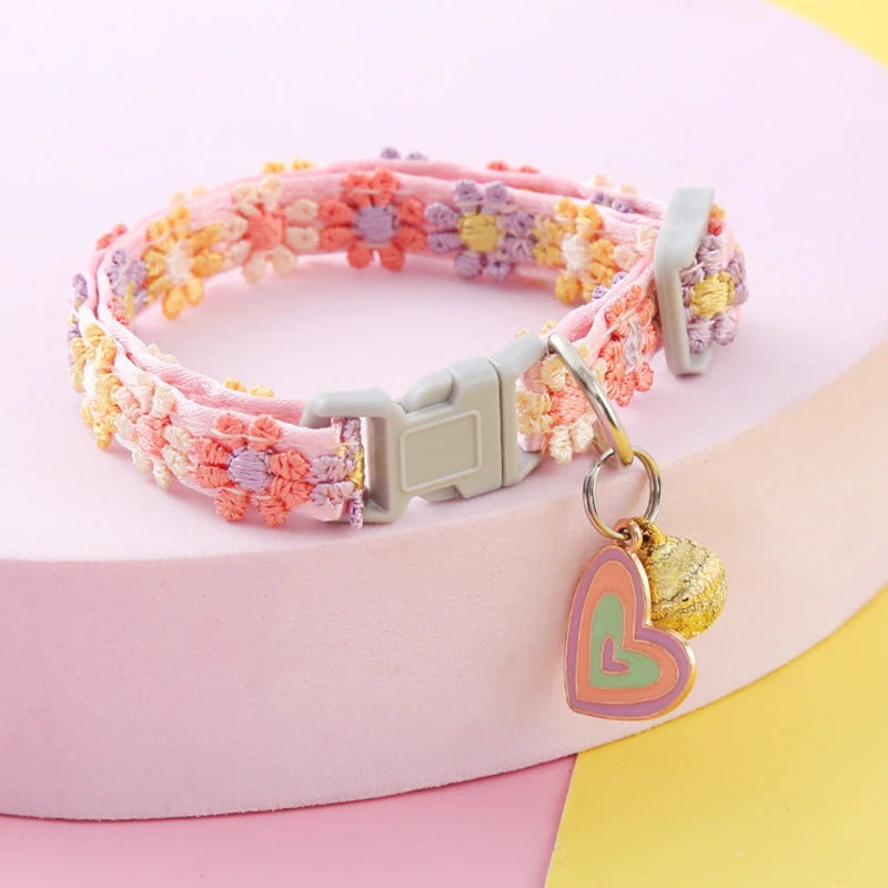 Pet Collar With Bell Cute, Comfortable and fun