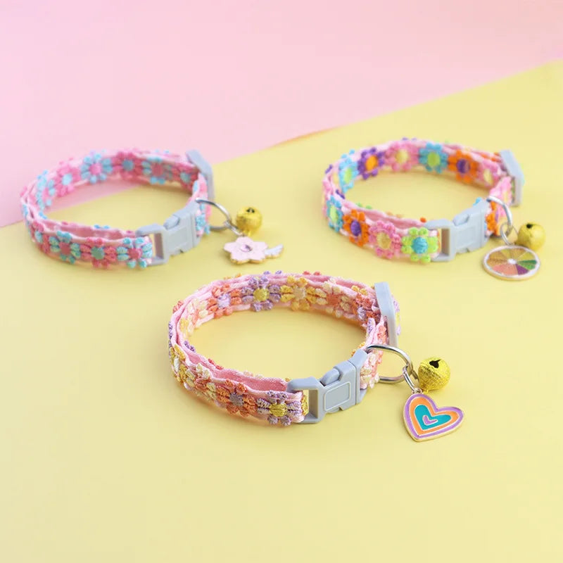Pet Collar With Bell Cute, Comfortable and fun