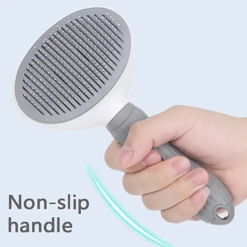 Pet brush self grooming comb